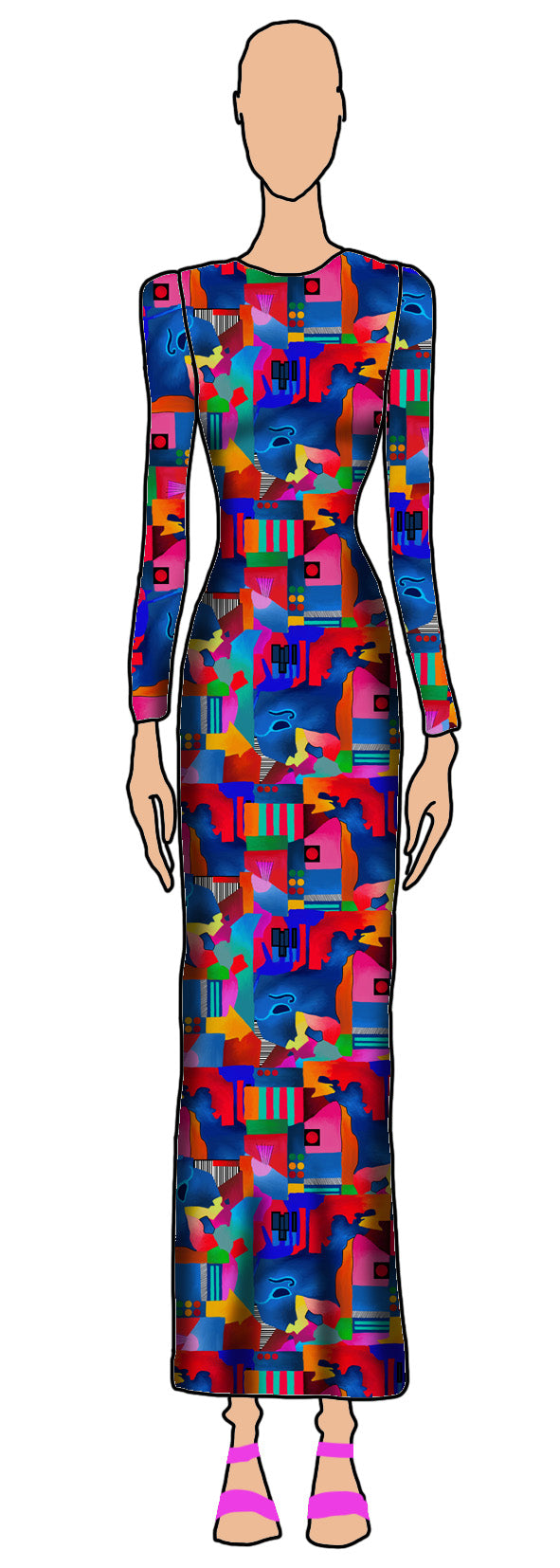 TESSUTO - Jersey di cotone - Dis. 10925X