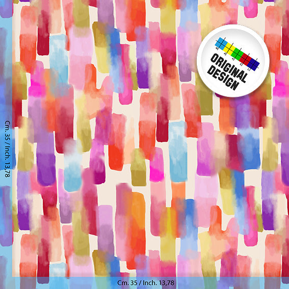 TESSUTO - Raso di cotone - Dis. 10686X