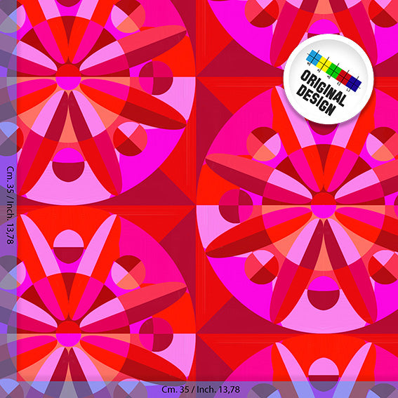 TESSUTO - Voile di cotone - Dis. 10754X