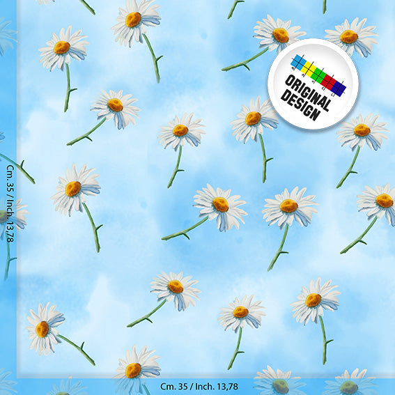TESSUTO - Raso di cotone - Dis. 10860X
