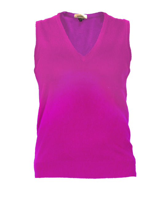 100% CASHMERE VEST - color 8