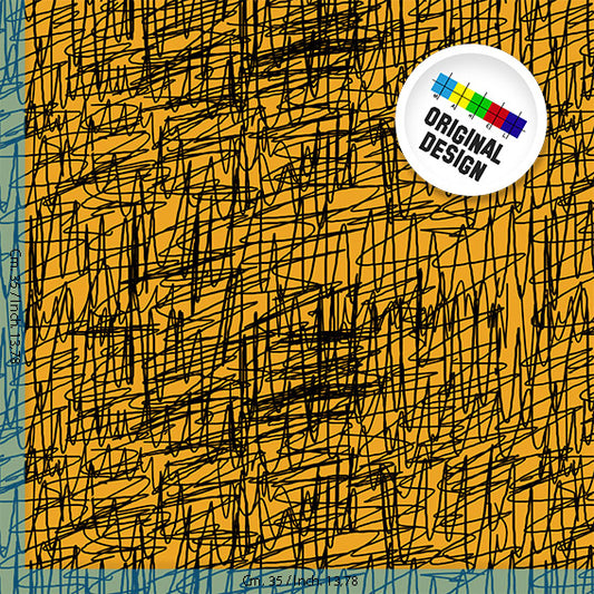 TESSUTO - Raso di cotone - Dis. 10691A