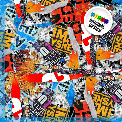 TESSUTO - Raso di cotone - Dis. 10691X