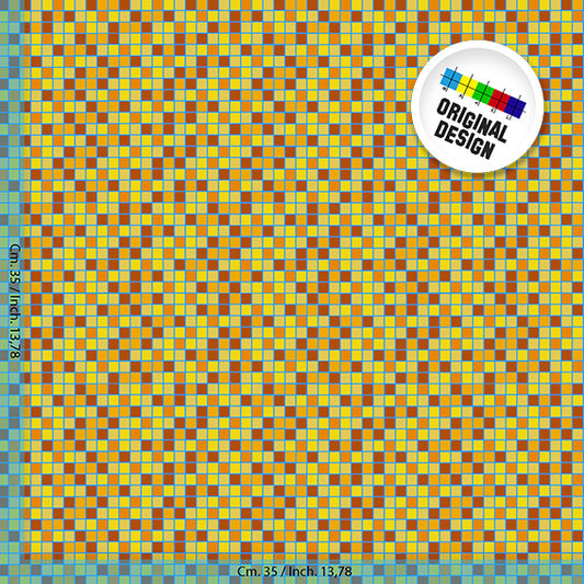 TESSUTO - Raso di cotone - Dis. 10860A
