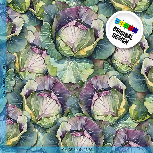 TESSUTO - Raso di cotone - Dis. 10941C