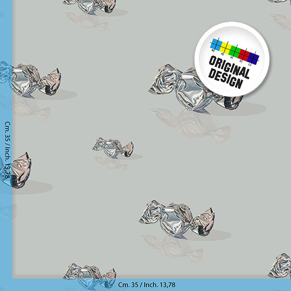 TESSUTO - Raso di cotone - Dis. 10945X