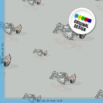 TESSUTO - Raso di cotone - Dis. 10945X