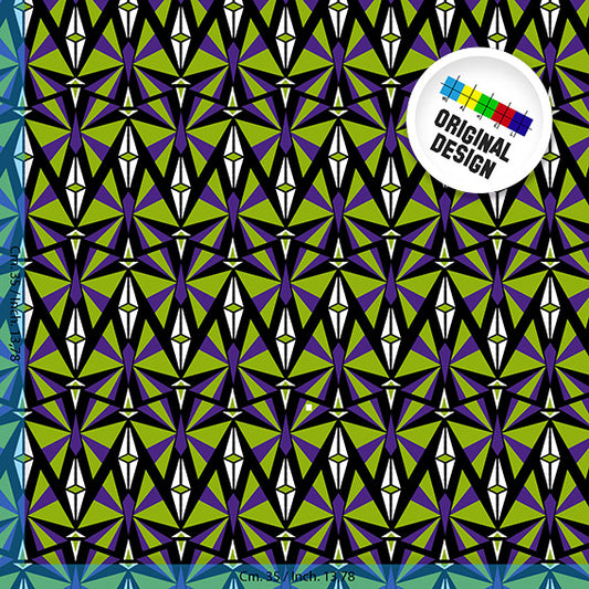 TESSUTO - Raso di cotone - Dis. 10947D