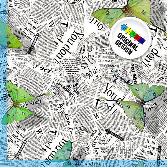 TESSUTO - Raso di cotone - Dis. 10947X