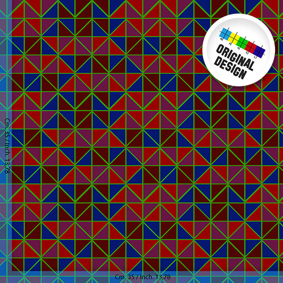 TESSUTO - Raso di cotone - Dis. 10970A