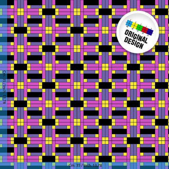 TESSUTO - Raso di cotone - Dis. 10982A