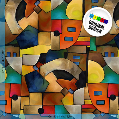 TESSUTO - Raso di cotone - Dis. 10993X