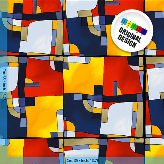 TESSUTO - Jersey  di cotone - Dis. 10996X